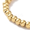 316 Surgical Stainless Steel Round Beaded Stretch Bracelets LS-BJEW-M305-01C-G-2