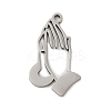 Non-Tarnish 304 Stainless Steel Pendants LS-STAS-S123-03P-01-1