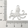 Non-Tarnish 304 Stainless Steel Pendants STAS-B056-10P-01-3