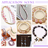 DIY Polymer Clay Rhinestone & Gold Sand Lampwork Beads Making Findings Beads Kits RB-PH0001-59-6