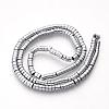 Electroplate Non-magnetic Synthetic Hematite Beads Spacers Strands G-Q486-73I-2