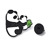 Mother and Son Panda Enamel Pin JEWB-A019-01C-3
