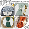 12Pcs Alloy & Imitation Pearl Beads Napkin Rings AJEW-CP0006-65-5
