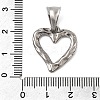 304 Stainless Steel Pendants STAS-B167-02P-3