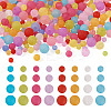 1160Pcs 4 Sizes Transparent Acrylic Ball Beads FACR-PJ0001-03-1