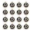 Golden Plated Alloy Charms LS-ENAM-S118-02D-2