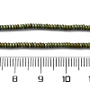 Electroplated Non-magnetic Hematite Beads Strands G-P571-A01-01B-4
