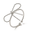 Brass Cuff Rings for Women RJEW-D026-01P-1