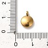 304 Stainless Steel Black Enamel Charms STAS-R009-02G-09-3