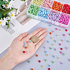 1600Pcs 8 Colors Opaque Acrylic Beads MACR-PH0001-18-6