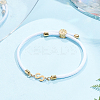 1pc Adjustable Nylon Cord Slider Bracelets for Women BJEW-LP0001-33S-G-3