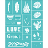 Self-Adhesive Silk Screen Printing Stencil DIY-WH0173-021-X-1