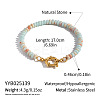 Natural Amazonite Rondelle Beaded Bracelets OA9565-7-1