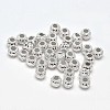 Fancy Cut Textured 925 Sterling Silver Round Beads STER-F012-03C-2