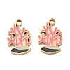 304 Stainless Steel Enamel Pendants SA-CBA7876-29G-07-1