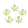 Spray Paint ABS Plastic Imitation Pearl Beads X-MACR-N013-002-3