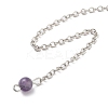Natural Fluorite Teardrop Dowsing Pendulums G-K338-11P-03-3