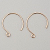Brass Earring Hooks KK-WH0044-141B-G-1