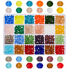 960Pcs 24 Colors Transparent Glass Beads EGLA-PH0001-41-1