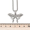 Hollow Out Butterfly 201 Stainless Steel Pendant Necklaces for Men Women LS-NJEW-K283-24P-3