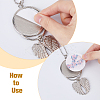 3 Style Alloy Heat Transfer Sublimation Hanging Blank Pendant Decorations HJEW-FH0001-56-3