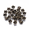 Tibetan Style Flower Alloy Bead Caps LS-TIBEP-S192-AB-NR-1