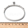 304 Stainless Steel Charm Bangles BJEW-H644-12P-5