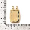 Brass Micro Pave Cubic Zirconia Pendants KK-U055-06C-3