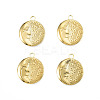 Ion Plating(IP) 201 Stainless Steel Pendants STAS-N098-234LG-2