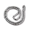 Non-magnetic Synthetic Hematite Beads Strands G-K011-4x1mm-02-3