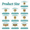 100Pcs 20 Style Tibetan Style Alloy Tube Bails TIBEB-TA0001-27-5