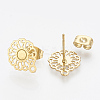 304 Stainless Steel Stud Earring Findings STAS-S079-35A-2