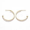 Brass Stud Earrings KK-T038-487G-2