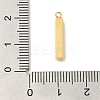 Ion Plating(IP) 304 Stainless Steel Rhinestone Pendants STAS-S131-10G-3