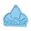 Bat with Word Welcome Pendant Silicone Molds LS-DIY-F109-05-2