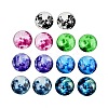 Fluorescent Glass Cabochons GGLA-T004-13-1