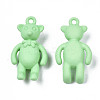 Rack Plating Spray Painted Alloy Pendants PALLOY-N172-001-05-3