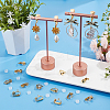 36Pcs Brass Clip-on Earring Findings KK-SP0001-08G-4