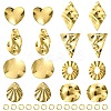 16Pcs 8 Style 201 Stainless Steel Pendants DIY-FS0005-37G-1
