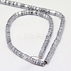 Electroplate Non-magnetic Synthetic Hematite Beads Strands G-J165-4mm-08-2