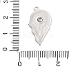 Brass Micro Pave Cubic Zirconia Pendants KK-L228-25A-P-3