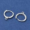 Brass Hoop Earring Findings LS-KK-G557-11S-2