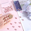 40Pcs Handmade Gold Sand Lampwork Beads Strands LAMP-SC0001-35A-3