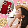 160Pcs 2 Colors CCB Plastic Pendants KY-GA0001-31-7