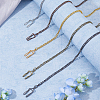 5Pcs 5 Colors Alloy Clip Pocket Watch Chain FIND-FH0009-15-4