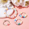 Handmade Polymer Clay Beads LS-CLAY-R067-4.0mm-44-6