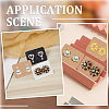 300Pcs Paper Jewelry Earring Display Cards with Hanging Hole CDIS-SP0001-05B-5