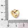 Brass with Cubic Zirconia Charms KK-Z131-17G-3