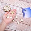 Wooden Cabochons WOOD-NB0001-17-3