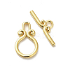 Brass Toggle Clasps KK-M314-02G-3